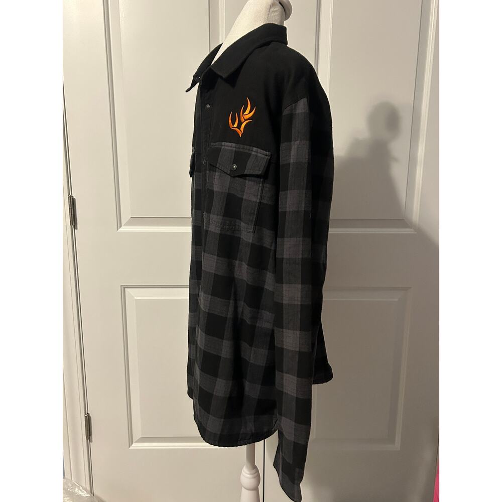 Stormtech Performance Plaid Flannel Jacket Black … - image 3